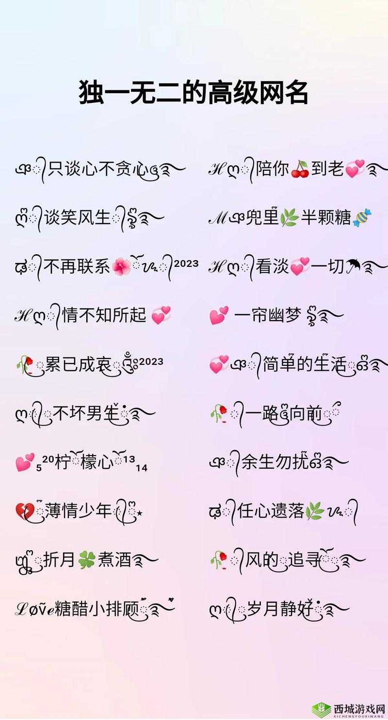 17c 最新网名 2022fun:独特魅力展现