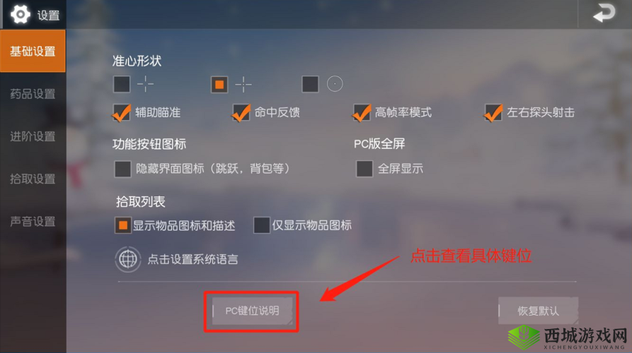 荒野行动PC版全屏设置技巧，轻松实现全屏游戏体验